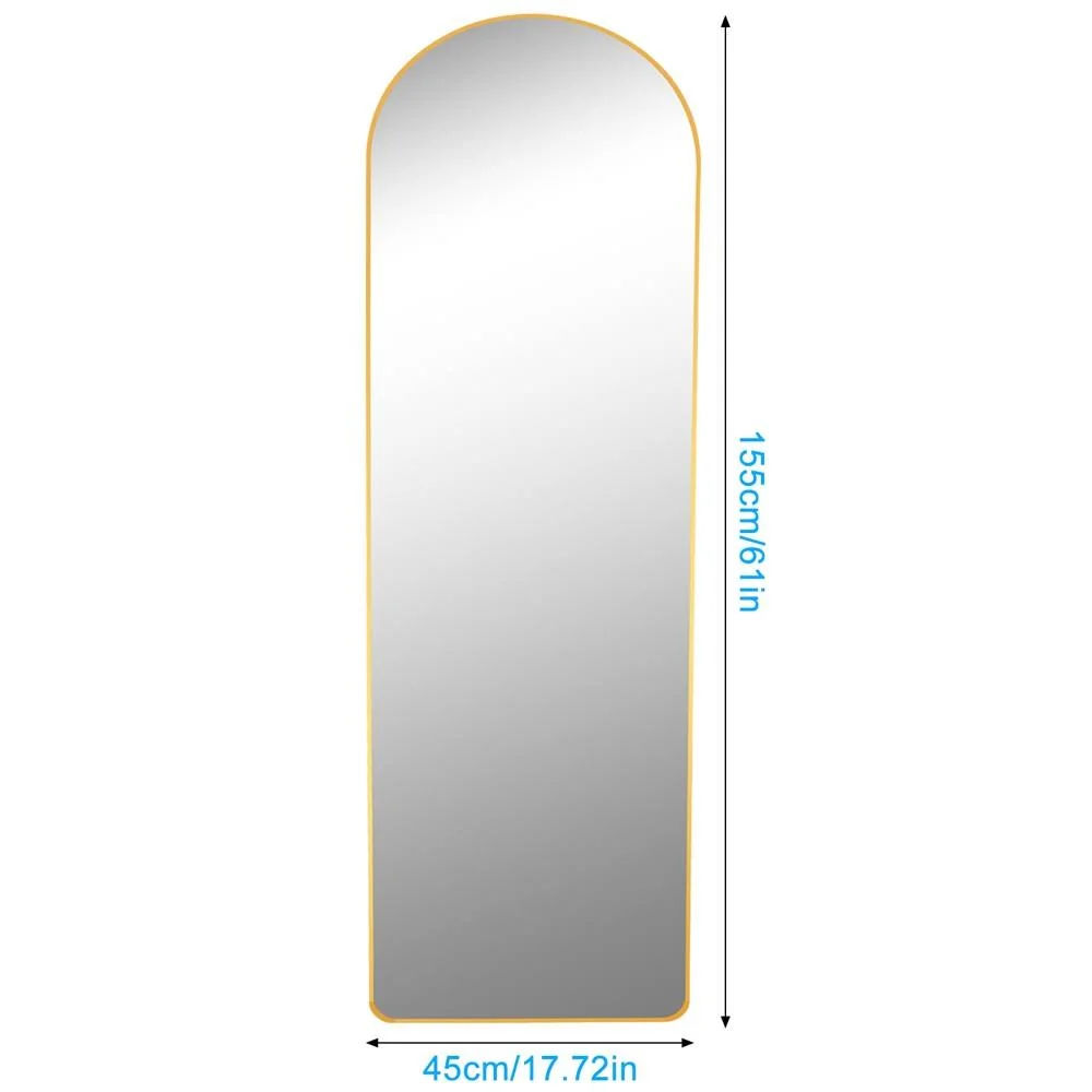 Arched Full Length Mirror (Gold) thumbnail 4